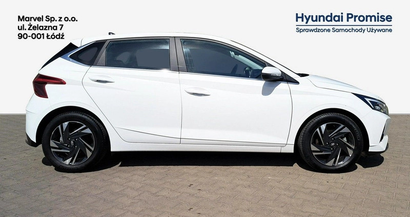 Hyundai i20 cena 76900 przebieg: 13825, rok produkcji 2023 z Byczyna małe 562